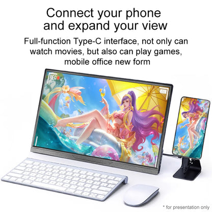 16inch Portable Monitor 2.5K/120HZ/100%sRGB  For Laptop XBox PS4 / 5 Switch Cell Phone Computer Extension Gaming  Travel Screen