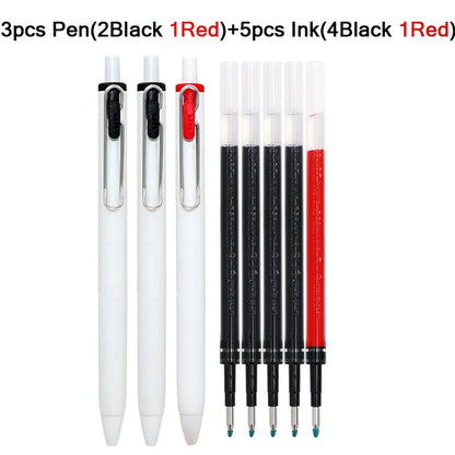 uni-ball one Mitsubishi Limted Gel Pen,Black/Red/Blue/Navy Blue Core Black Technology Signing Canetas for homework,test,meeting
