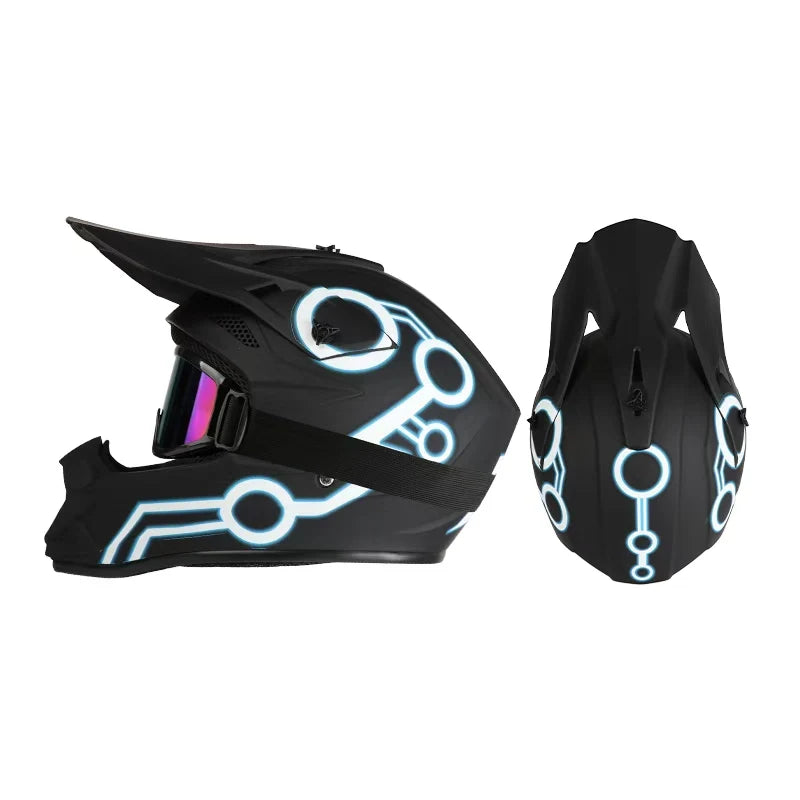Popular off-road motorcycle helmets with personalized full face helmets suitable for adult and children's racing original helmet