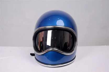 HOT Korea Japan Style Moto Helmet Fiberglass Shell Moto Helmet DAVID 2 Series Rider Gears Vintage Capacetes Cascos Para Moto