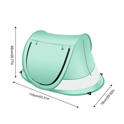 Toddler Beach Tent Outdoor Baby Shade UV Resistant Folding Baby Pop-Up Dome Tent For Vacation Camping Pool Beach Travel Backyard