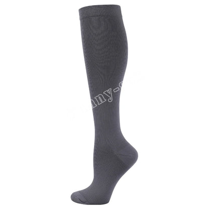 Unisex Compression Socks Leg Relief Pain Knee Medical High Stockings Pressure Support Stretch Pressure Circulation Socks 1 Pair