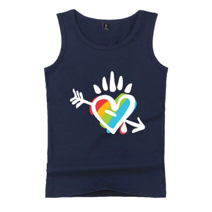 Fashion LGBT Love men tank top LGBT Flag fitness sleeveless shirt Lesbian Gay summer vest LGBT pride tank tops Men's clothing