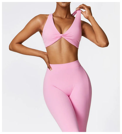 Gym Fitness Sports Flared Pant Dance Trousers Women V-shaped Hip Yoga Pants Flare Leggings Women High Waist Wide Leg Pants Women