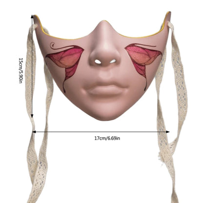 Unisex Masquerade Mask Beauty Mask Cosplay Mask Mechanical Half Face Mask for Carnival Halloween Dress up Party Mask