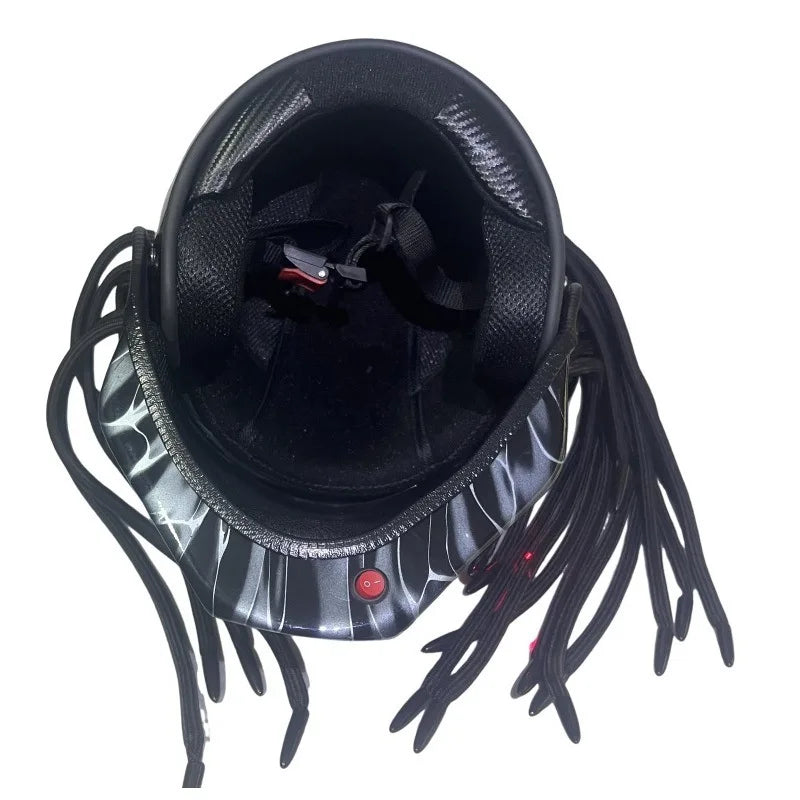 Suitable for the Iron Defeater Helmet Predator motorcycle cool full helmet Men's motorcycle riding helmet