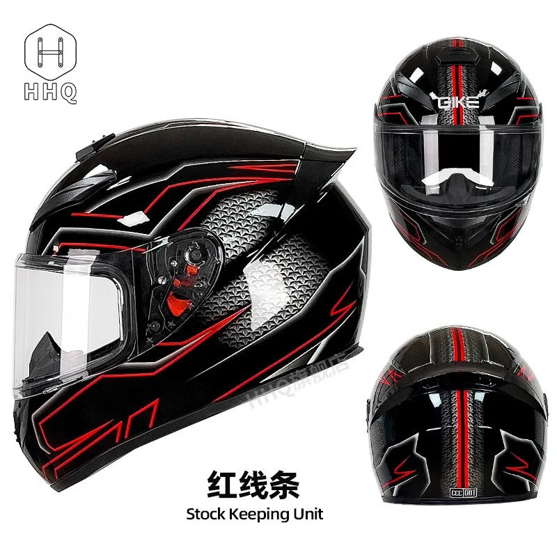 New Bluetooth motorcycle helmet for men and women, full coverage, anti-fog, full face motorcycle helmet