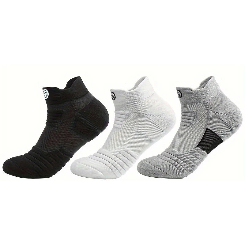 3/6 Pairs Sports Socks For Man High Quality Comfortable Breathable Basketball Short Socks Casual Fashion Low-cut Ankle Socks