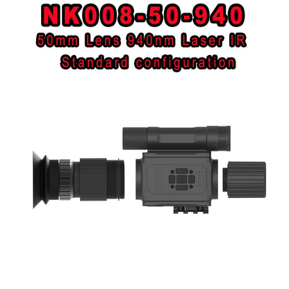 Megaorei NK008 940NM Laser IR Monocular Cross-Border Monocular Infrared Night Vision Telescope with Low Light Level & Battrery