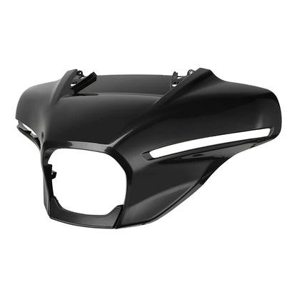 Motorcycle Front Outer Fairing and Instrument Bracket for Touring Street Glide ABS Windshield Cover Front Batwing Outer Fairing