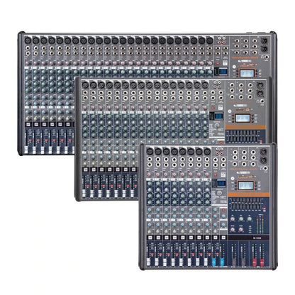 8/12 Channel Digital Mixer Audio Console 100 DSP Effects Bluetooth USB MP3 DJ Reverberation Sound Mixing Console