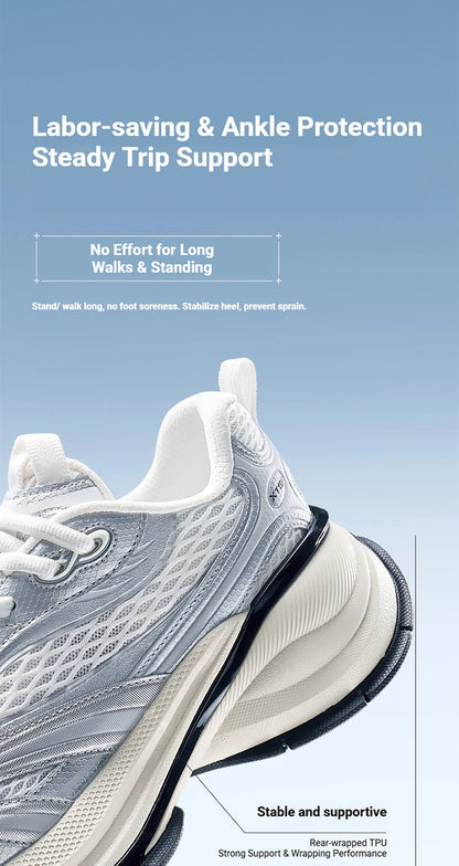 Xtep Basque 3 For Male Sneakers 2026 Spring Comfortable Retro Fashion Luxury Height-Increasing Sports Shoes 874219320001