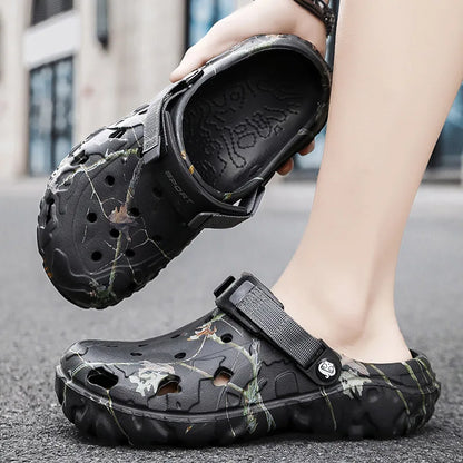 Summer Women's and Men's Clogs Slippers Classic Couple's Garden Shoes Men Fashion Casual Sandals Leisure Slides Big Size 46 47