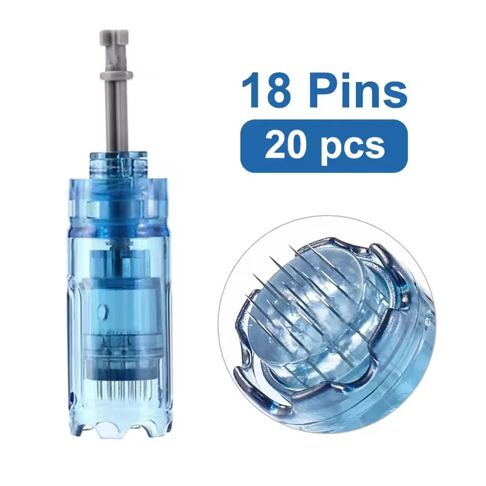 Bayonet Cartridge Needle for Dr Pen M8S /A8S/ A9/ A11 Microneedle 12/ 18 /24 /36 /42 Pin / Round Nano / 3D Replacement Tip Head
