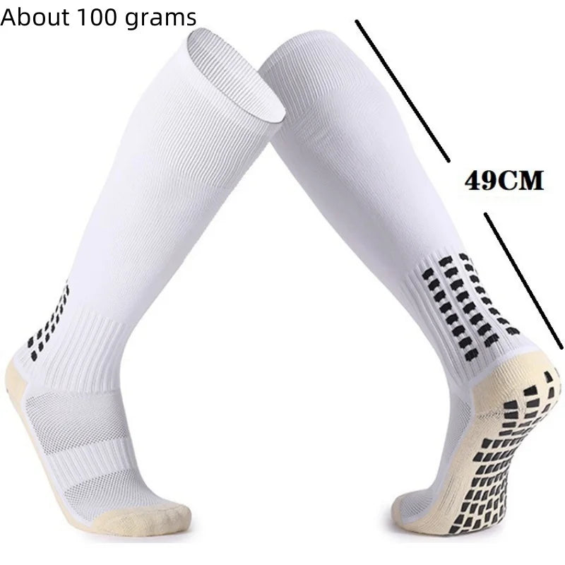 New Long Football Socks Silicone Suction Cup Grip Anti Slip Soccer Socks Sports Men Women Baseball Rugby Socks