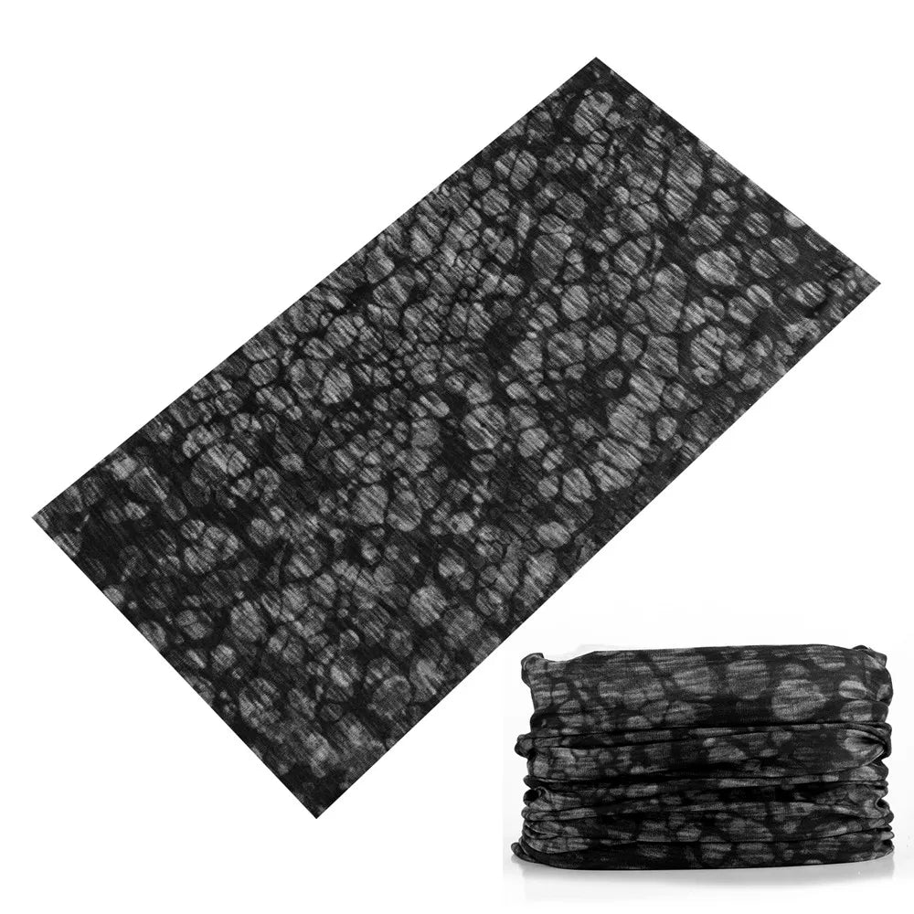 2024 New Green Bandanas Future Geometry Design Sports Headbands For Woman Man Balaclava Funny Face Mask Cycling Neck Scarf