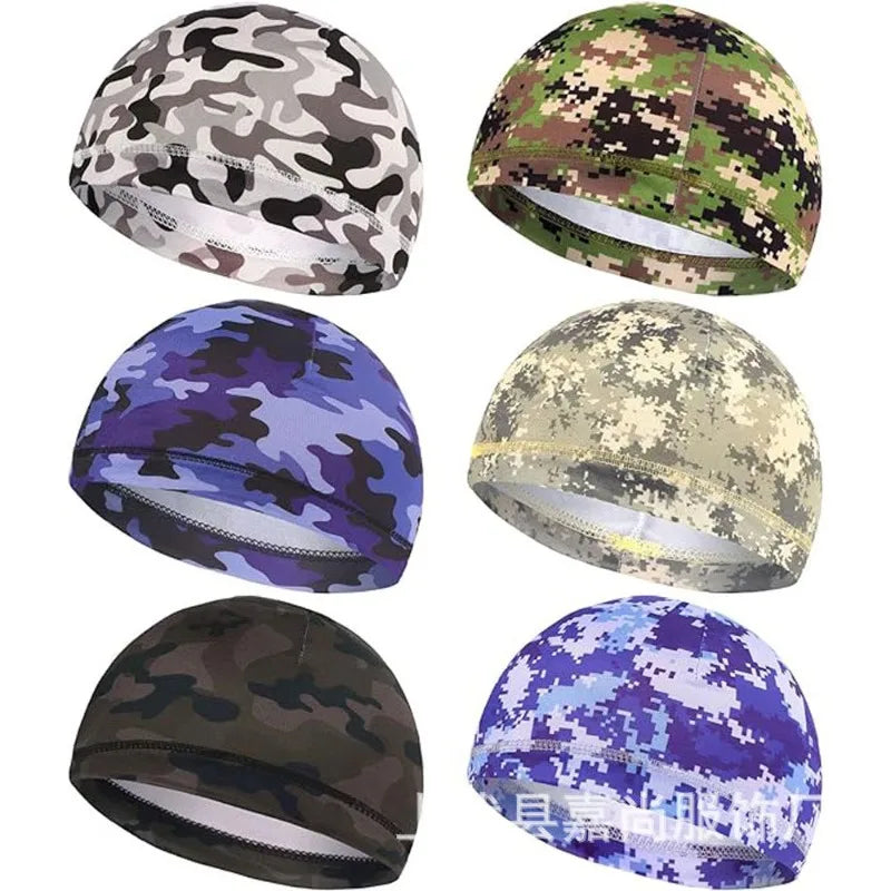 Cycling Hat Summer Breathable Sweat Absorbing Quick Drying Sports Hat Bicycle Motorcycle Safety Helmet Lining Cycling Cap