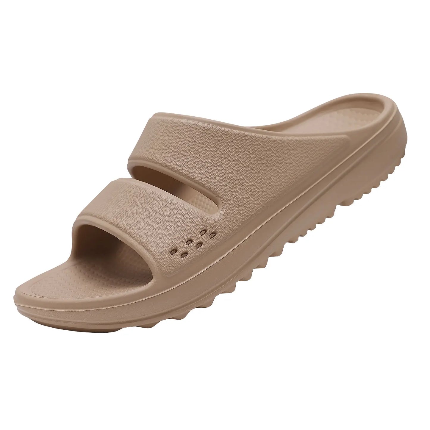 Kidmi Women Flat Sandals Women Slippers Outdoor Non-slip House Slippers Unisex Beach Slides Orthopedic Breath Soft Slippers