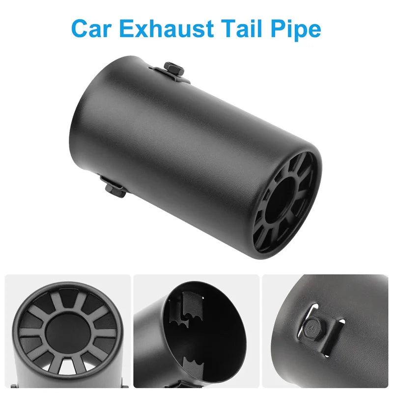 ✔Stainless Steel Car Exhaust Muffler Tip Pipes