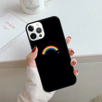 Rainbow Pride Phone Case For iPhone 17 Air 14 15 16 16e 13 12 Max Cover For Apple 14 15 16 16e 11 Pro Max Plus Coque