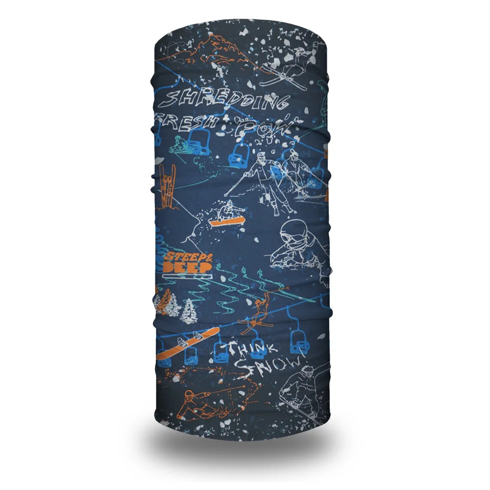 Motorcycling Running Outdoor Sports Face Bandanas Men Neck Warm Gaiter Women Headscarf UV Protection Seamless Tube Face Shield