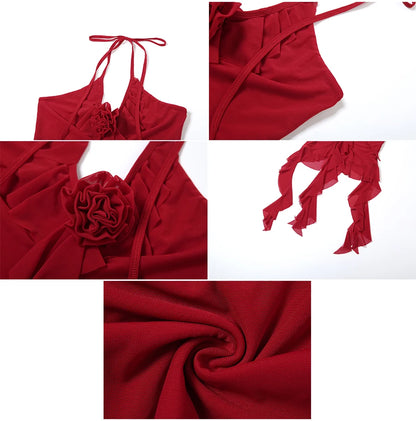 Nibber Hip-hop Summer New Sweet Gentle Cute All-match Fashionable Cool High Street Cool Sexy Women's Thin Backless Halter Vest