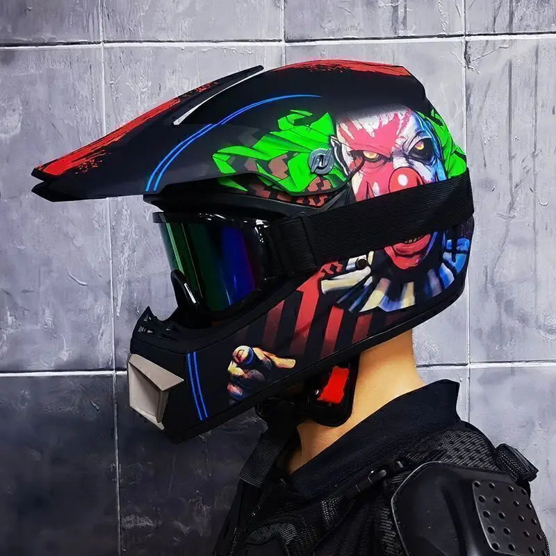 four seasons Racing Helmets Motorcycle Helmet  riding helmet and  rally Helmet Large adv Sports helmet Motocross Helmet Casco