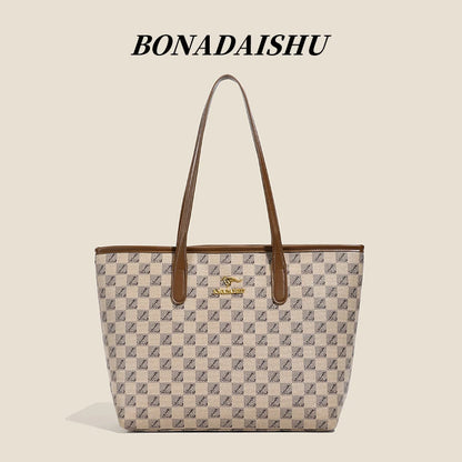Retro vintage floral classic fashionable handbag with large capacity, elegant and easy to match underarm single shoulder bag