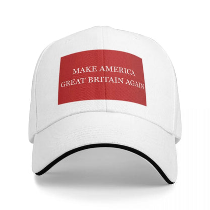 MAKE AMERICA GREAT BRITAIN AGAIN Baseball Cap Vintage Kids Hat designer cap fishing hat Women's Men's