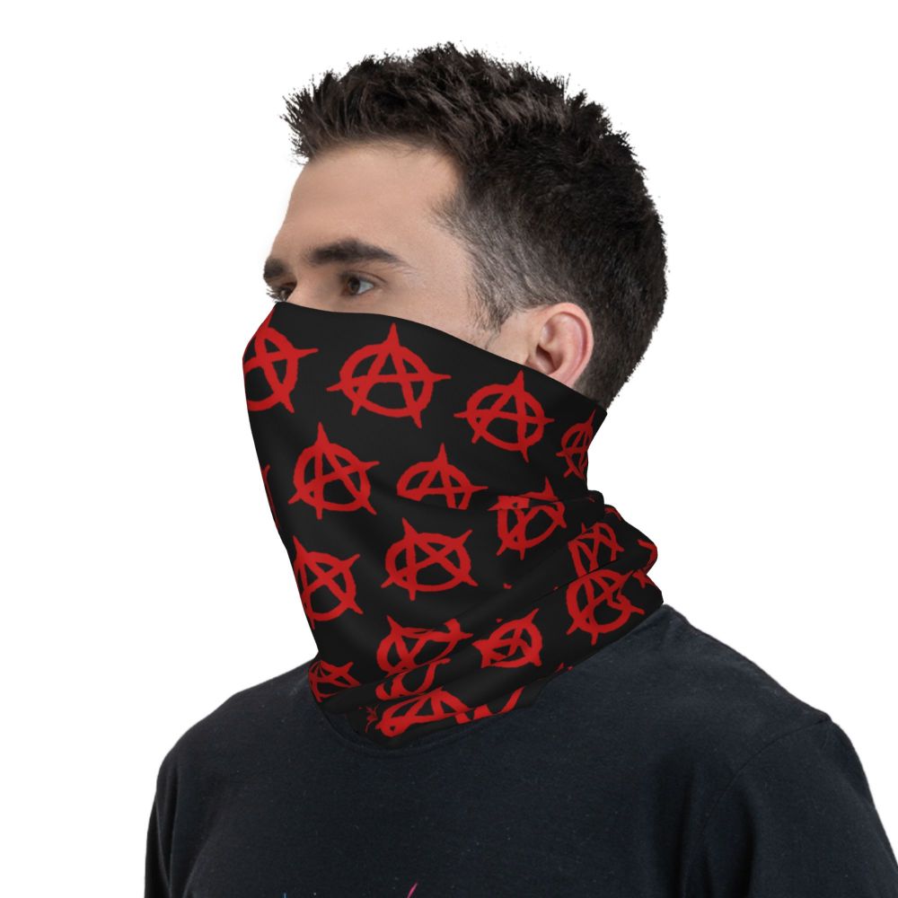 Custom 1 Percenter Essential Sons Bandana Neck Gaiter for Ski Camping Men Women Wrap Scarf TV Show Anarchy Headband Warmer