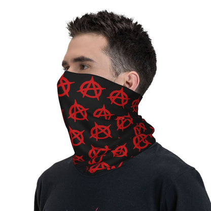 Custom 1 Percenter Essential Sons Bandana Neck Gaiter for Ski Camping Men Women Wrap Scarf TV Show Anarchy Headband Warmer