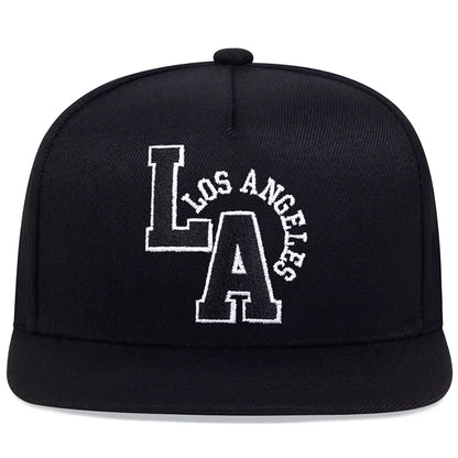 Letter Embroidery Baseball Cap Los Angeles Hip Hop Snapback Hat for Men Women Adult Sports Leisure Caps Outdoor Travel Sun Hats