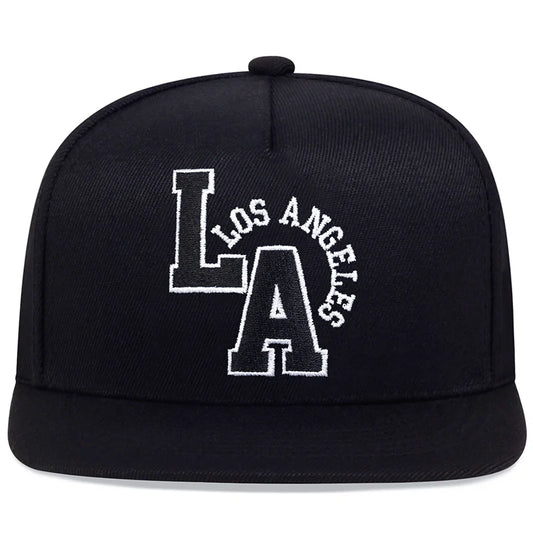 Letter Embroidery Baseball Cap Los Angeles Hip Hop Snapback Hat for Men Women Adult Sports Leisure Caps Outdoor Travel Sun Hats