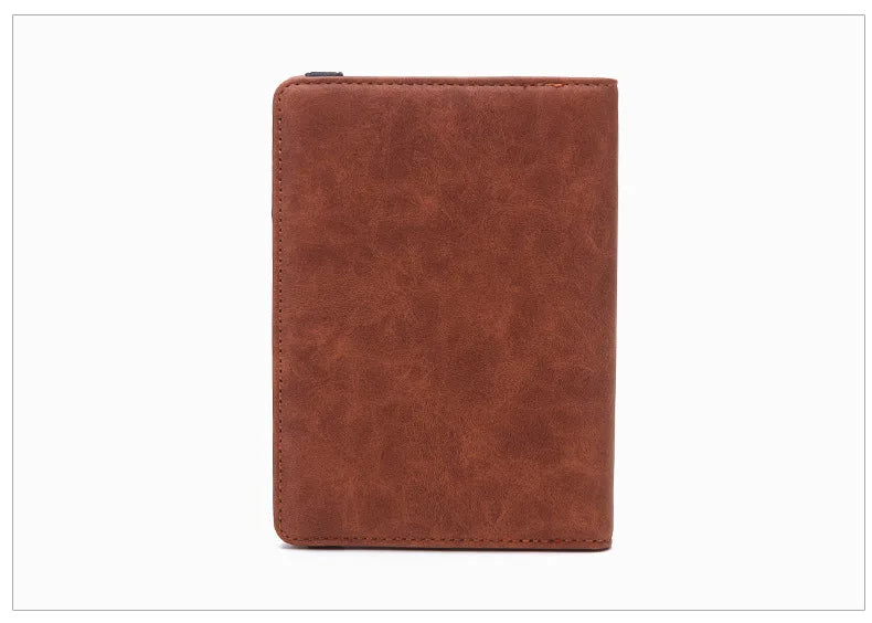 Women Men Travel Passport Holder Cover Case RFID PU Leather Credit ID Card Holder Case Ticket Protective Wallet