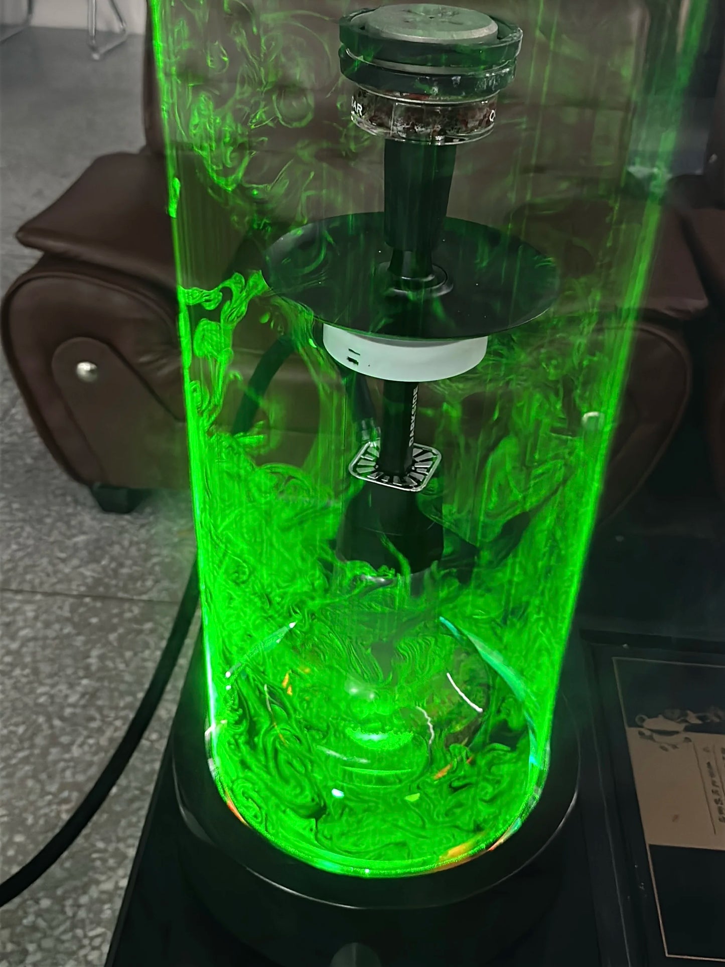 Colorful Hookah Shisha Laser Light With Rechargeable Atmosphere Lamp Chicha Accessories for Club Bar Party