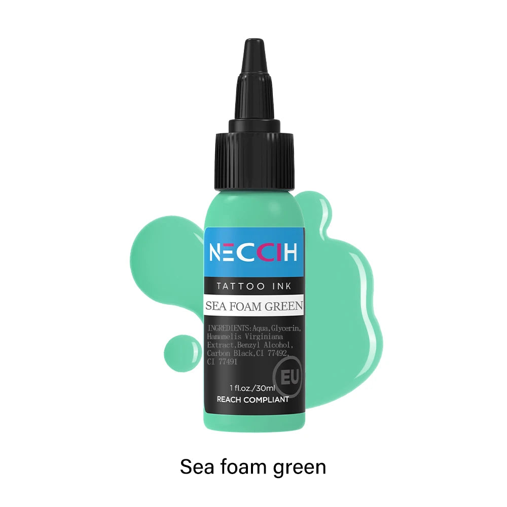 1oz 54 Colors Professional Tattoo Ink for Body Art Natural Plant Micro Pigment Permanent Tattoo Ink for Body Art Paint 30ml