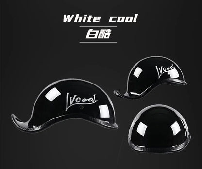 Retro Motorcycle Half Helmet Fashion Bailer for Scooter Safety Helm Spring Summer Capacetes De Moto