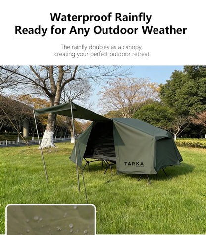 Single Person Camping Cot Tent Portable Sleeping Tent for Hiking Picnic with Mosquito Net Outdoor Survival Gear