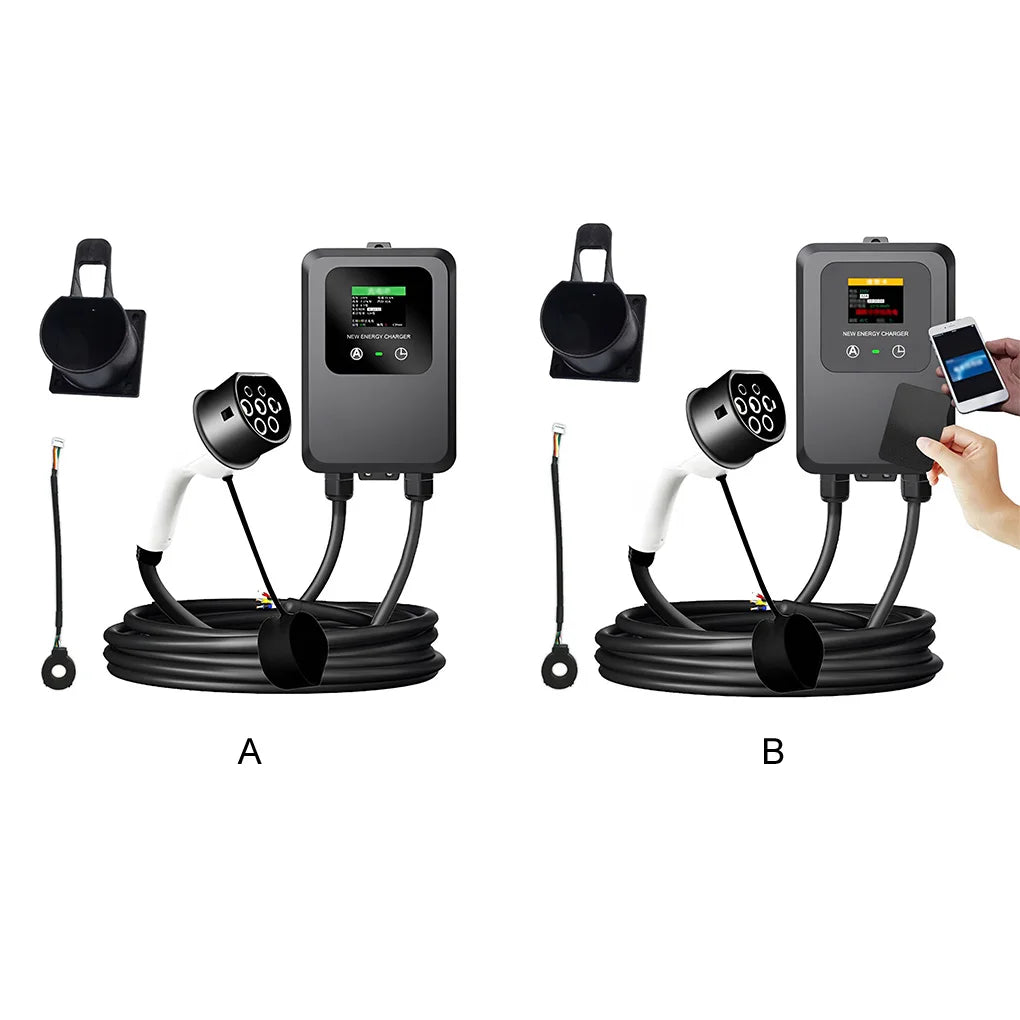 EV Charging Station 5M 7KW 32A With 6ma DC RCD Function  EV Charging Station 5M Car Home  EV Charging Station