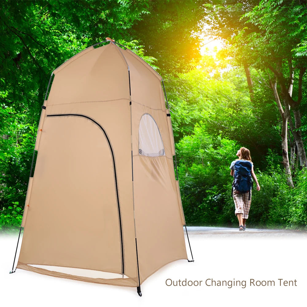 Portable Outdoor Shower Bath Changing Fitting Room Tent Shelter Camping Beach Privacy Toilet photography tent Camping Tent