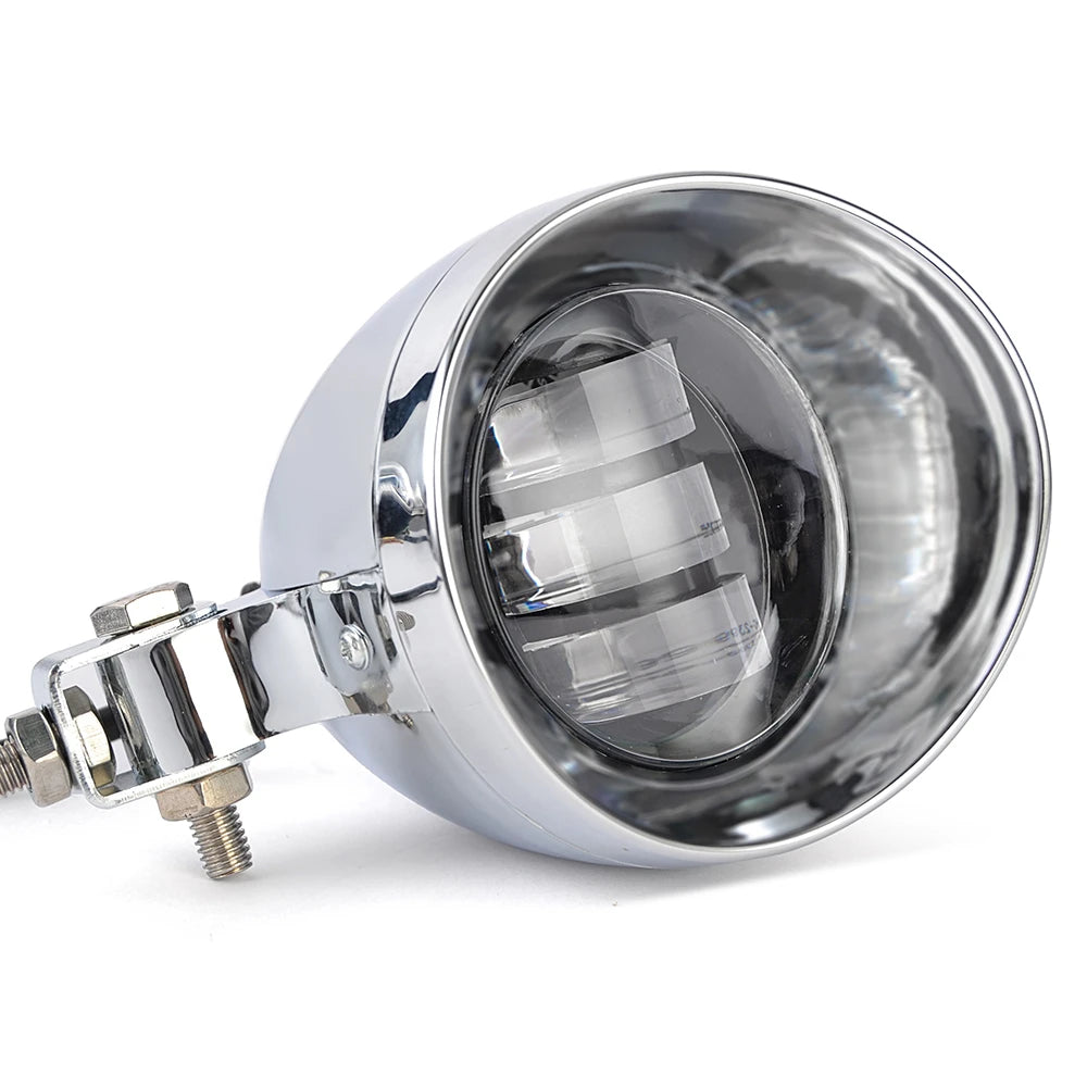 Motorcycle 12V LED front Fog Light For Cruisers Choppers Cafe racers custom application