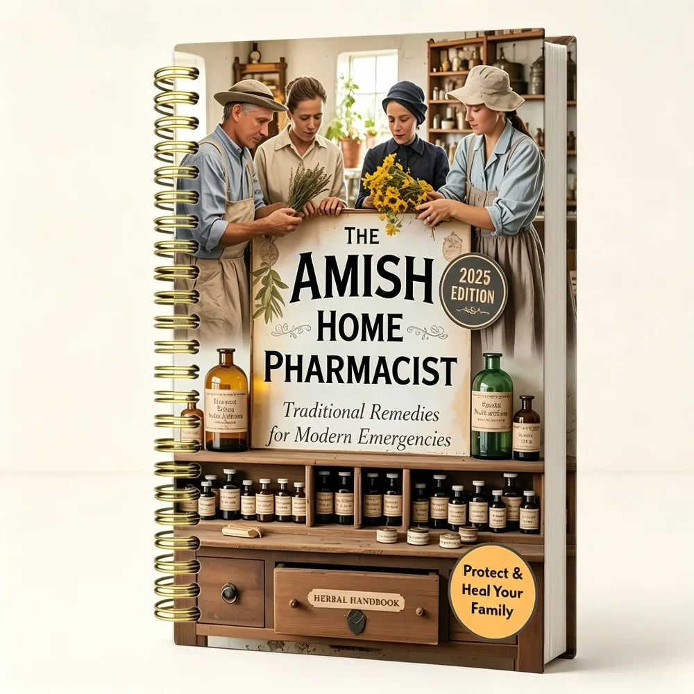 The Amish Home Pharmacist Families English 2025 Spiral Bound Herbal Remedies First Aid Health Guide Free Shipping