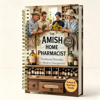 The Amish Home Pharmacist Families English 2025 Spiral Bound Herbal Remedies First Aid Health Guide Free Shipping