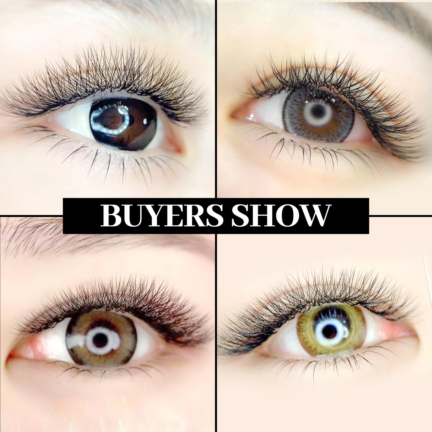 XIUSUZAKI YY Shape Black Brown Eyelashes Extensions Two Tips 2D YY False Lashes Natural Premade Volume Fans Individual Lashes