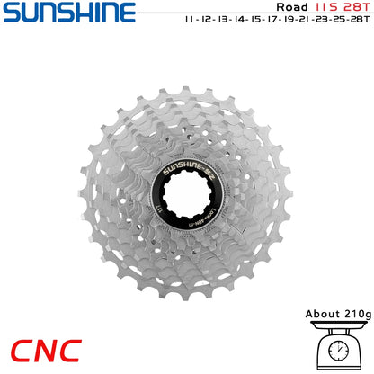 GOLDIX Ultralight CNC Road Bike Cassette 11/12 Speed k7 11S 12S 28T/32T/34T/36T Cassette Sprocket for SHIMANO HG