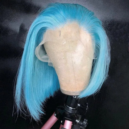 Soft Hair13x4 Straight Synthetic Lace Front Wig for Women Ombre Platinum Blonde Ash Roots Glueless Heat Resistant Fiber Hair Wig
