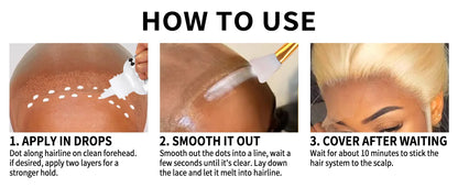 Wig Care Spray Kit Shampoo Cleaner for Synthetic Wig Care Solution Detangle Moisturize Leave-in Conditioner with Lace Front Glue