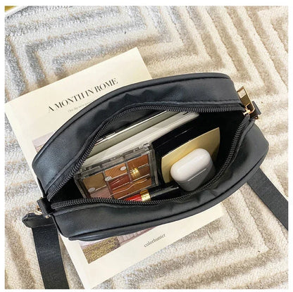 Minimalist Mini Fashionable Quilted Crossbody Bag Wallet, Trendy PU Shoulder Bag, WOMEN'S Casual Handbag and Mobile Phone Wallet