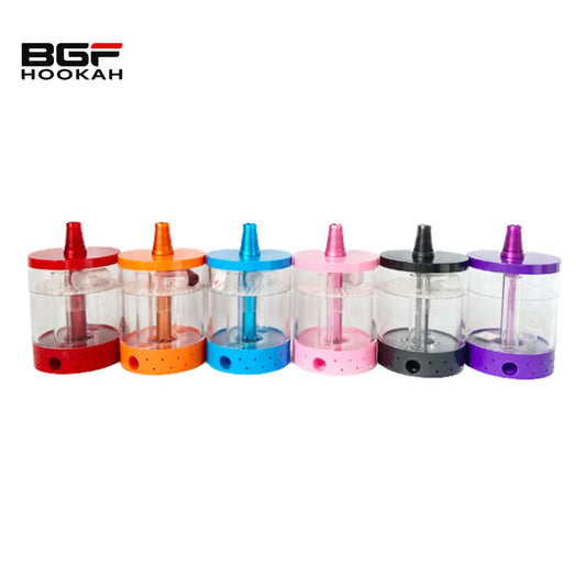 16CM Colorful Travel Portable Chicha Cup Shisha Narguil Set Hookah Cup With Led Light
