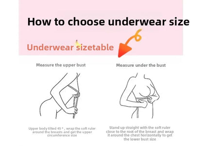 Women Lace Push Up Bra Wireless Thin Cotton Underwire Shaping Bras Anti Sagging Bralette 2 Piece Panty Set Sexy Lingerie S-XL